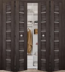 ALBA GRAY OAK DOUBLE BI-FOLD BELLDINNI MODERN INTERIOR DOOR - 2