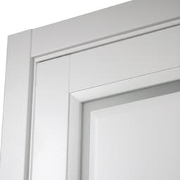AURUM 1 VETRO POLAR WHITE DOUBLE BELLDINNI MODERN INTERIOR DOOR - 5