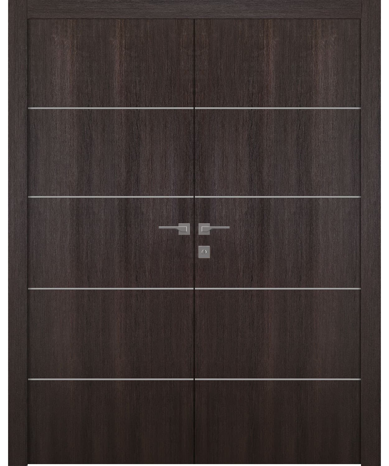 OPTIMA 4H VERALINGA OAK DOUBLE BELLDINNI MODERN INTERIOR DOOR - 1