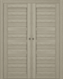 RITA VETRO SHAMBOR DOUBLE POCKET BELLDINNI MODERN INTERIOR DOOR - 1