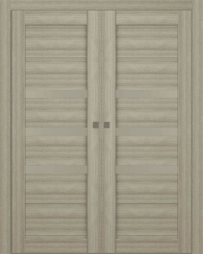 RITA VETRO SHAMBOR DOUBLE POCKET BELLDINNI MODERN INTERIOR DOOR - 1