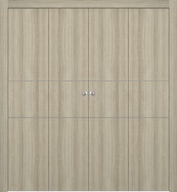 OPTIMA 2H SHAMBOR DOUBLE BI-FOLD BELLDINNI MODERN INTERIOR DOOR - 1