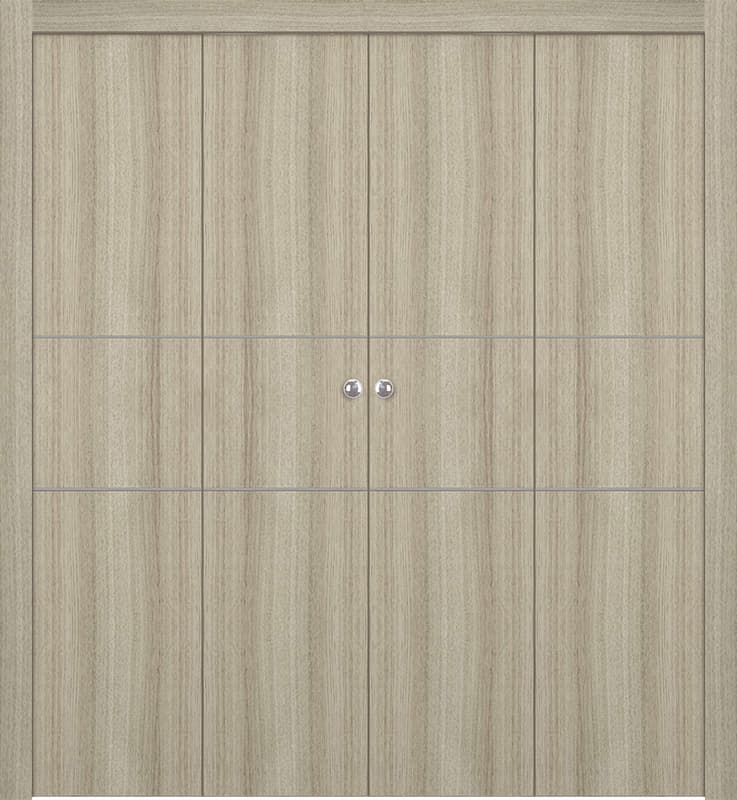 OPTIMA 2H SHAMBOR DOUBLE BI-FOLD BELLDINNI MODERN INTERIOR DOOR - 1