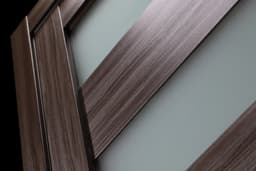 DORA VETRO GRAY OAK DOUBLE POCKET BELLDINNI MODERN INTERIOR DOOR - 4