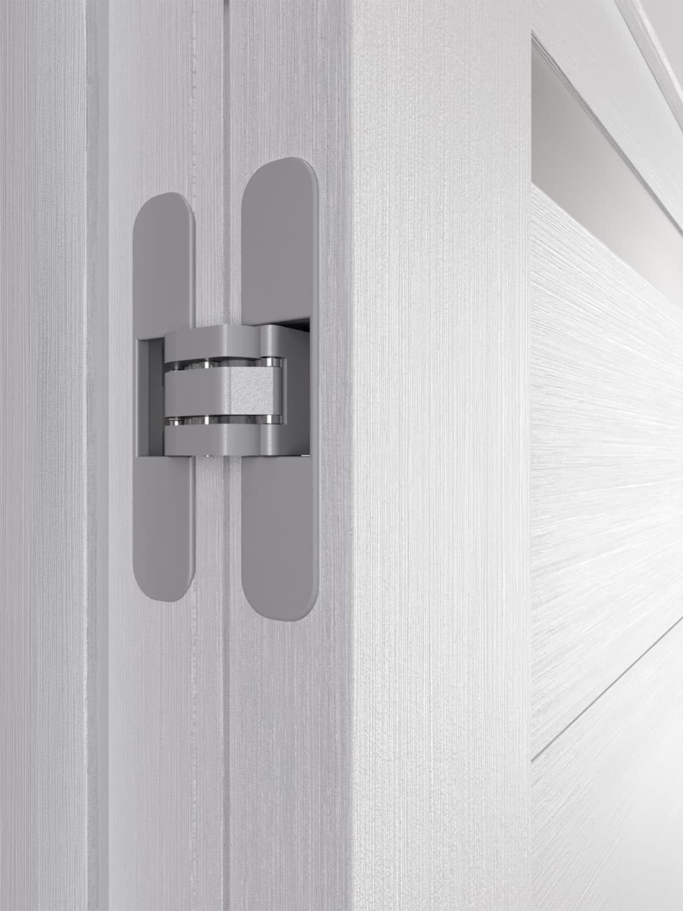 PERLA VETRO BIANCO NOBLE DOUBLE BELLDINNI MODERN INTERIOR DOOR - 5