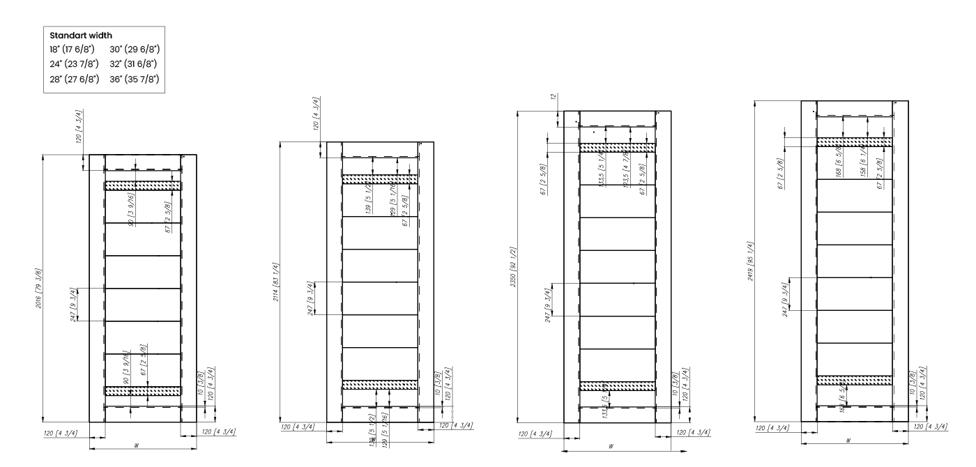 PERLA VETRO GRAY OAK DOUBLE MAGIC BELLDINNI MODERN INTERIOR DOOR - 5