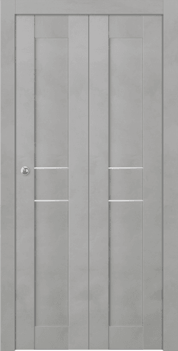 AVON 07 2HN LIGHT URBAN DOUBLE BI-FOLD BELLDINNI MODERN INTERIOR DOOR - 1