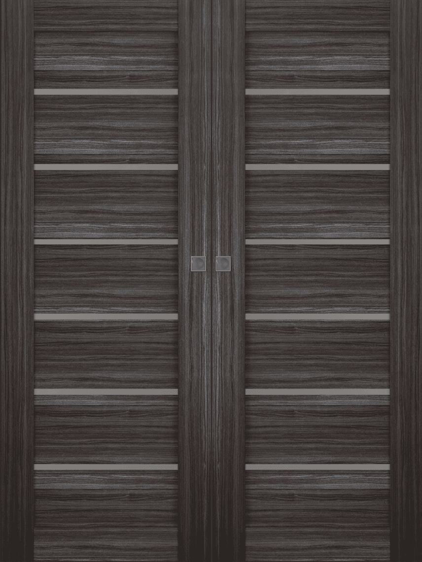 ALBA GRAY OAK DOUBLE MAGIC BELLDINNI MODERN INTERIOR DOOR - 1