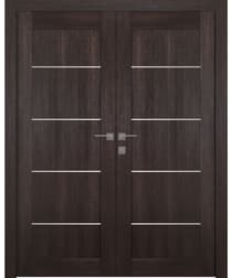 AVON 07 4H VERALINGA OAK DOUBLE BELLDINNI MODERN INTERIOR DOOR - 1