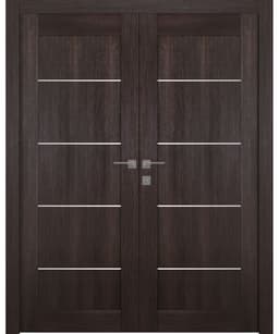 AVON 07 4H VERALINGA OAK DOUBLE BELLDINNI MODERN INTERIOR DOOR - 1