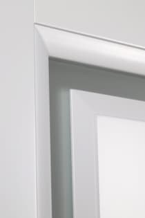 AURUM 1 VETRO LIGHT GREY DOUBLE BELLDINNI MODERN INTERIOR DOOR - 6