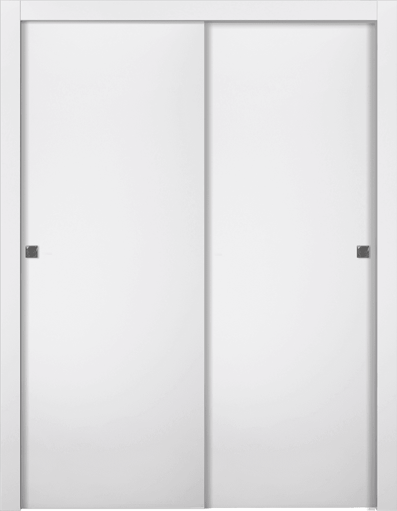 SMART PRO FLAT POLAR WHITE BYPASS BELLDINNI MODERN INTERIOR DOOR
