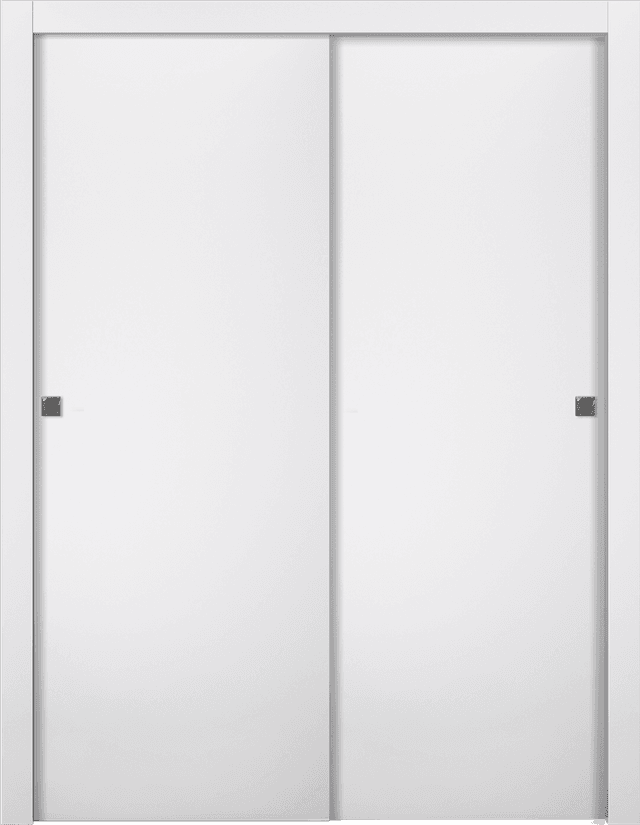 SMART PRO FLAT POLAR WHITE BYPASS BELLDINNI MODERN INTERIOR DOOR