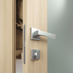 AVON 202 VETRO LOIRE ASH INVISIBLE METAL FRAME BELLDINNI MODERN INTERIOR DOOR - 3