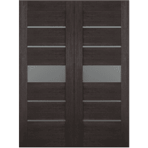 AVON 07-06 VETRO VERALINGA OAK BYPASS BELLDINNI MODERN INTERIOR DOOR - 2