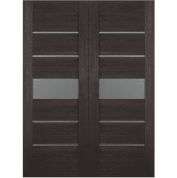 AVON 07-06 VETRO VERALINGA OAK BYPASS BELLDINNI MODERN INTERIOR DOOR - 2