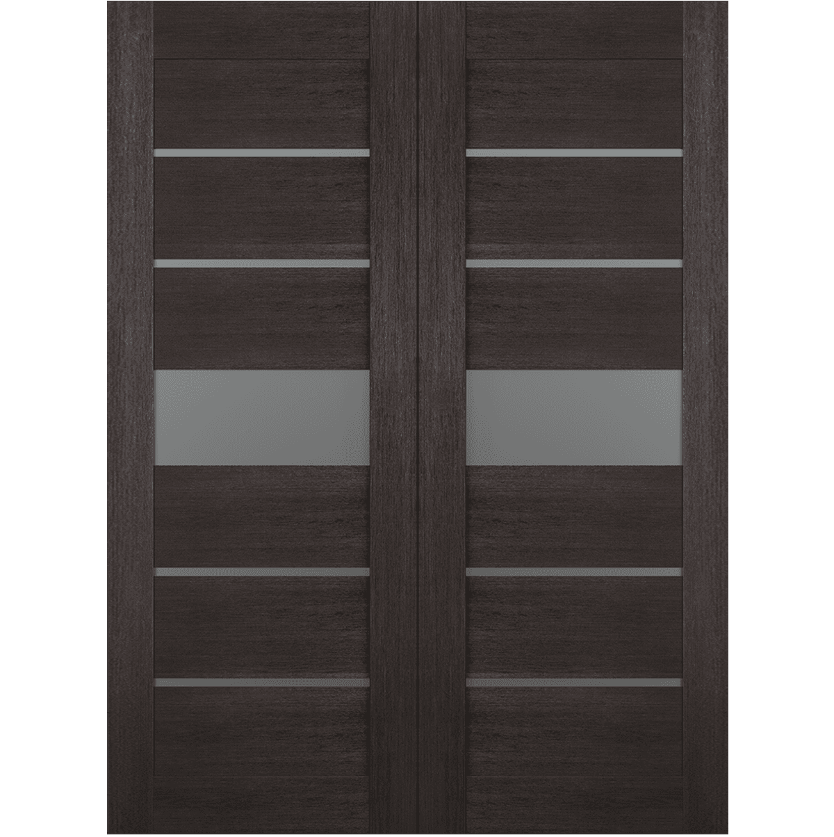 AVON 07-06 VETRO VERALINGA OAK BYPASS BELLDINNI MODERN INTERIOR DOOR - 2