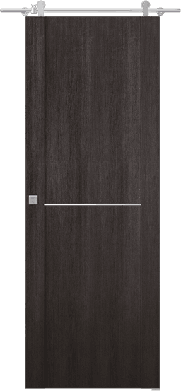 AVON 01 1H VERALINGA OAK DOUBLE BARN BELLDINNI MODERN INTERIOR DOOR - 1