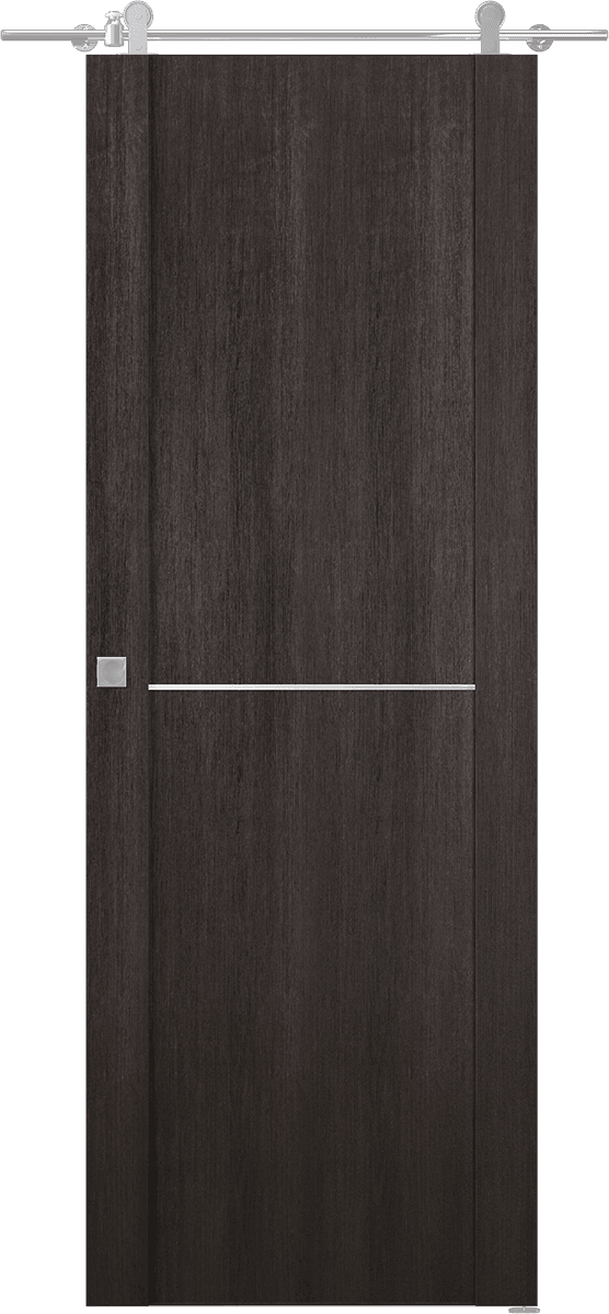 AVON 01 1H VERALINGA OAK DOUBLE BARN BELLDINNI MODERN INTERIOR DOOR - 1