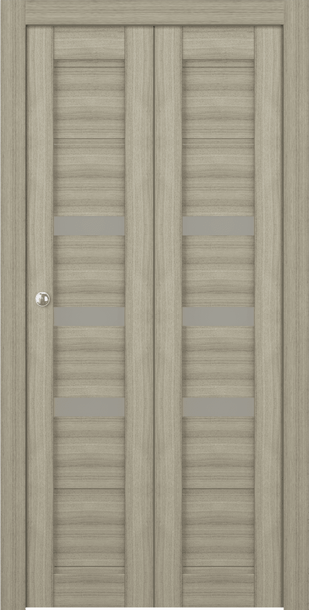 RITA VETRO SHAMBOR DOUBLE BI-FOLD BELLDINNI MODERN INTERIOR DOOR - 1