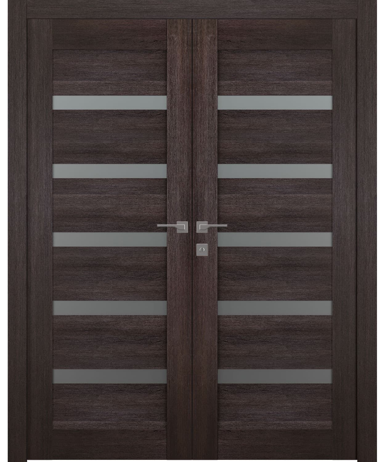 AVON 07-04 VETRO VERALINGA OAK DOUBLE BELLDINNI MODERN INTERIOR DOOR - 1