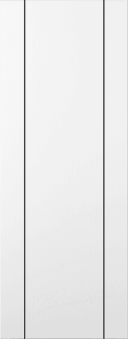 PALLADIO 2U BLACK BIANCO NOBLE SLAB DOORS BELLDINNI MODERN INTERIOR DOOR - 1
