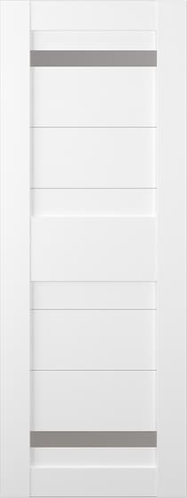 IMMA VETRO BIANCO NOBLE SLAB BELLDINNI MODERN INTERIOR DOOR - 1