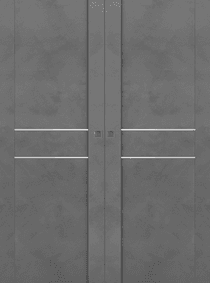 AVON 01 2HN DARK URBAN DOUBLE MAGIC BELLDINNI MODERN INTERIOR DOOR - 1