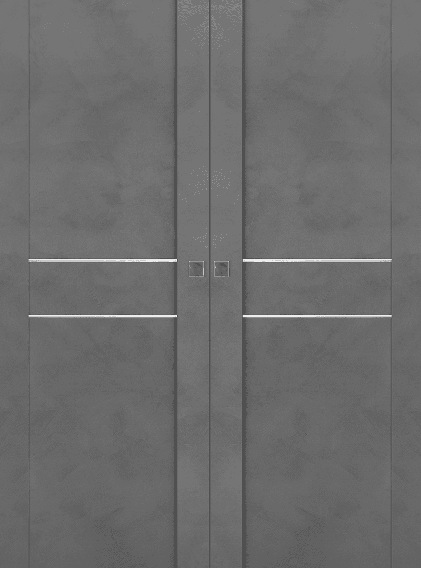 AVON 01 2HN DARK URBAN DOUBLE MAGIC BELLDINNI MODERN INTERIOR DOOR - 1