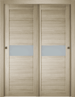 EDNA VETRO SHAMBOR BYPASS BELLDINNI MODERN INTERIOR DOOR - 1