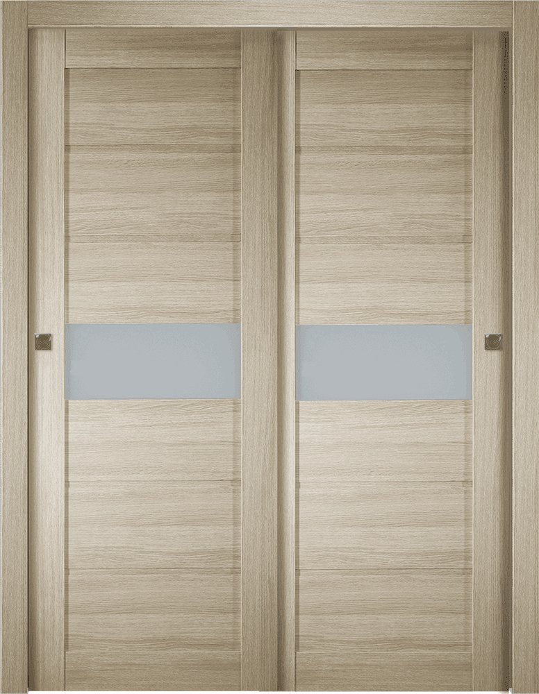 EDNA VETRO SHAMBOR BYPASS BELLDINNI MODERN INTERIOR DOOR - 1
