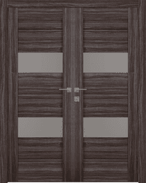 VITA VETRO GRAY OAK CLOSET BELLDINNI MODERN INTERIOR DOOR - 1