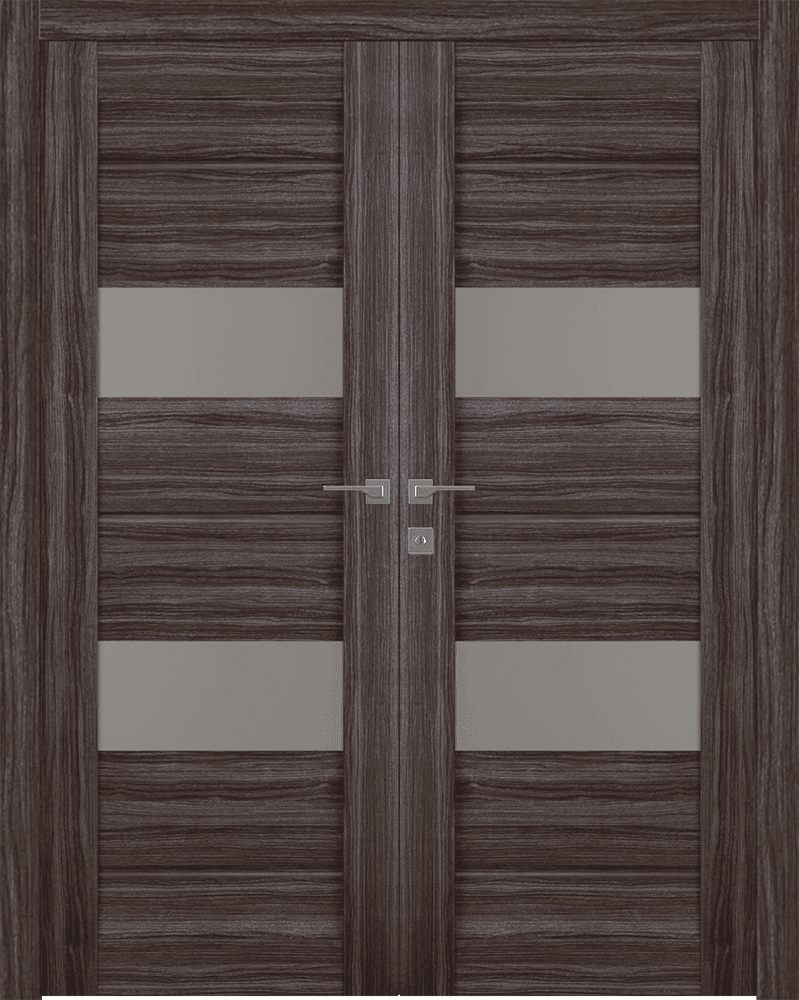 VITA VETRO GRAY OAK CLOSET BELLDINNI MODERN INTERIOR DOOR - 1