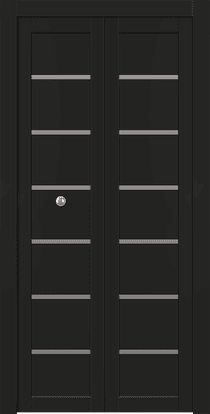 ALBA BLACK MATTE BI-FOLD BELLDINNI MODERN INTERIOR DOOR - 1