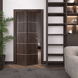 PALLADIO 4H GRAY OAK BI-FOLD BELLDINNI MODERN INTERIOR DOOR - 2