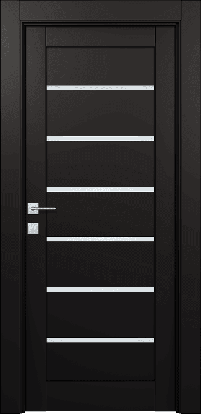 ALBA BLACK MATTE SWING BELLDINNI MODERN INTERIOR DOOR - 1