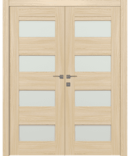 AVON 07-08 VETRO LOIRE ASH DOUBLE DOORS BELLDINNI MODERN INTERIOR DOOR - 1