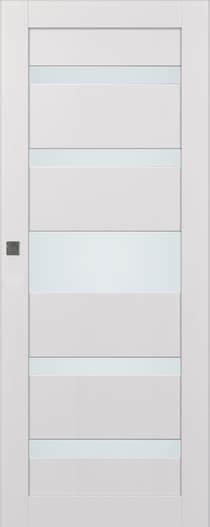 GINA VETRO BIANCO NOBLE MAGIC DOORS BELLDINNI MODERN INTERIOR DOOR - 1