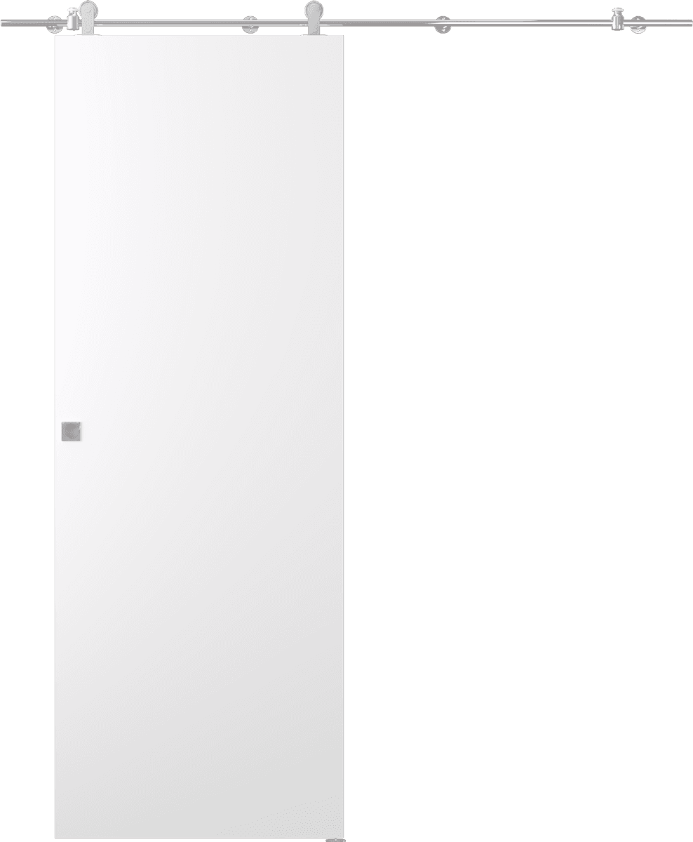 OPTIMA SNOW WHITE DOUBLE BARN BELLDINNI MODERN INTERIOR DOOR - 3