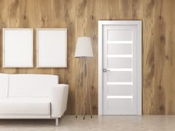 LEORA VETRO BIANCO NOBLE SWING BELLDINNI MODERN INTERIOR DOOR - 4