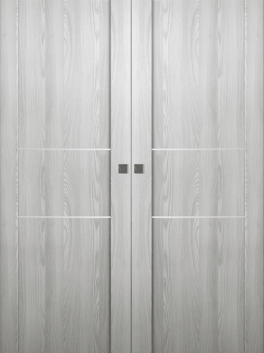 AVON 01 2H RIBEIRA ASH DOUBLE MAGIC BELLDINNI MODERN INTERIOR DOOR - 1