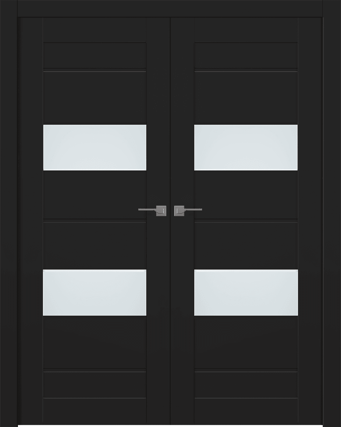 VITA VETRO BLACK MATTE CLOSET BELLDINNI MODERN INTERIOR DOOR - 1