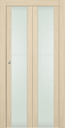 AVON 202 4H VETRO LOIRE ASH BI-FOLD DOORS BELLDINNI MODERN INTERIOR DOOR - 1