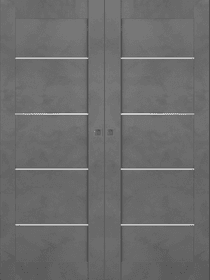 AVON 07 4H DARK URBAN DOUBLE MAGIC BELLDINNI MODERN INTERIOR DOOR - 1