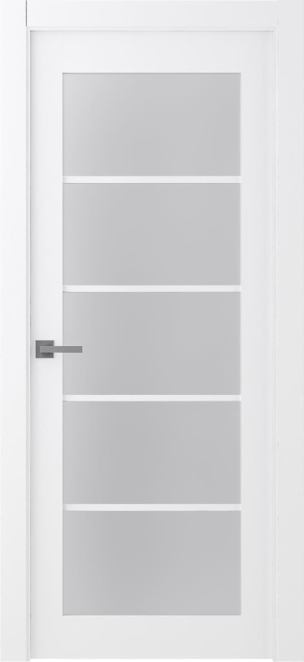PALLADIO 5 LITE VETRO BIANCO NOBLE SWING BELLDINNI MODERN INTERIOR DOOR - 1