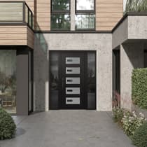 Modern Steel Front Door Diamond D7 - 8