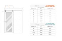 AVON 10 LITE VETRO PECAN NUTWOOD BARN BELLDINNI MODERN INTERIOR DOOR - 5