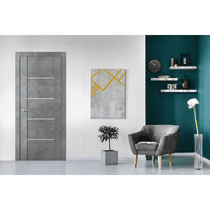 AVON 01 4H DARK URBAN SWING BELLDINNI MODERN INTERIOR DOOR - 2