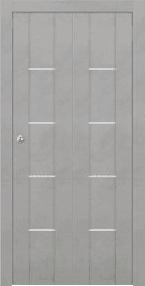 AVON 01 4H LIGHT URBAN BI-FOLD BELLDINNI MODERN INTERIOR DOOR - 1