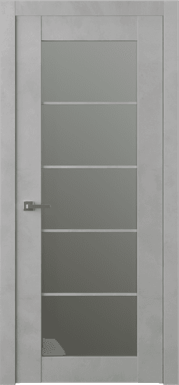 AVON 5 LITE VETRO LIGHT URBAN SWING BELLDINNI MODERN INTERIOR DOOR - 1